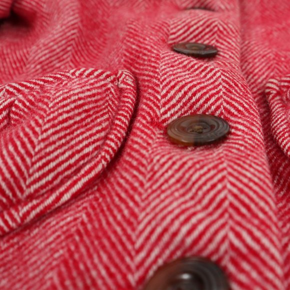 GAP herringbone wool blend coat, girl’s size 3 - Picture 2 of 4